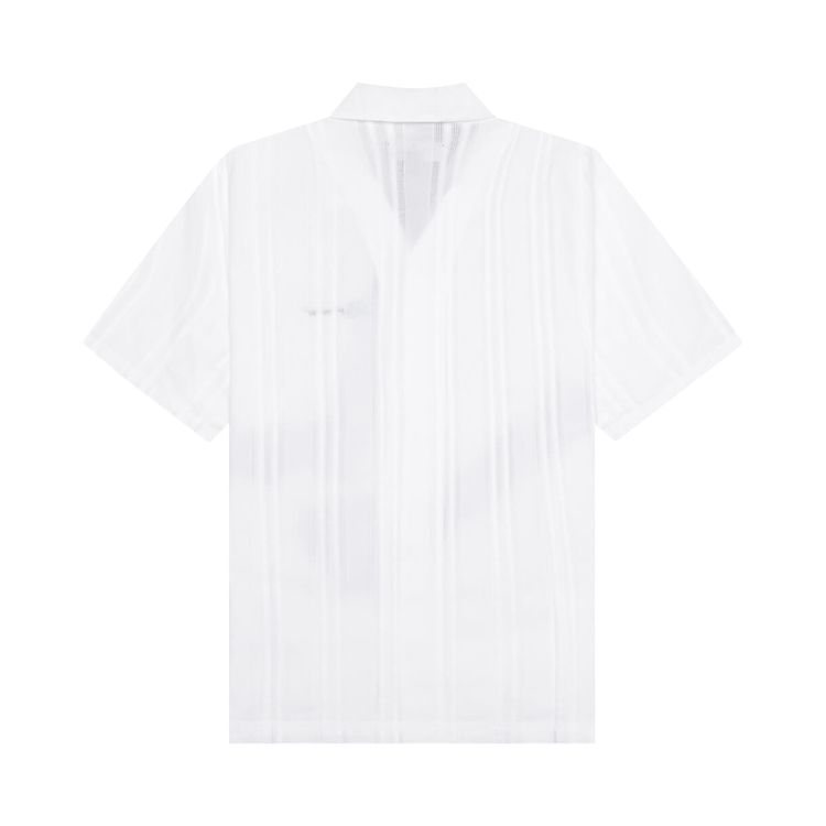 Represent Clo Embroidered Bowling Shirt Antique White