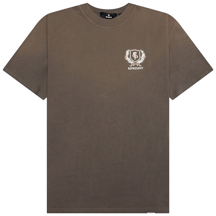 Represent Clo Crest T Shirt Dark Taupe