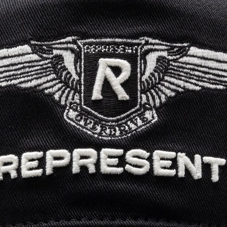 Represent Clo Overdrive Badge Cap Jet Black