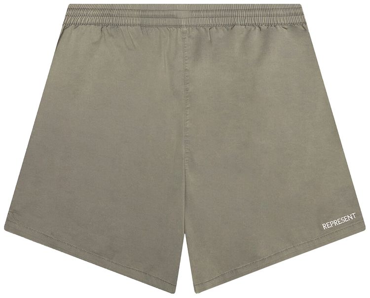 Represent Clo Season Script Short Washed Grey