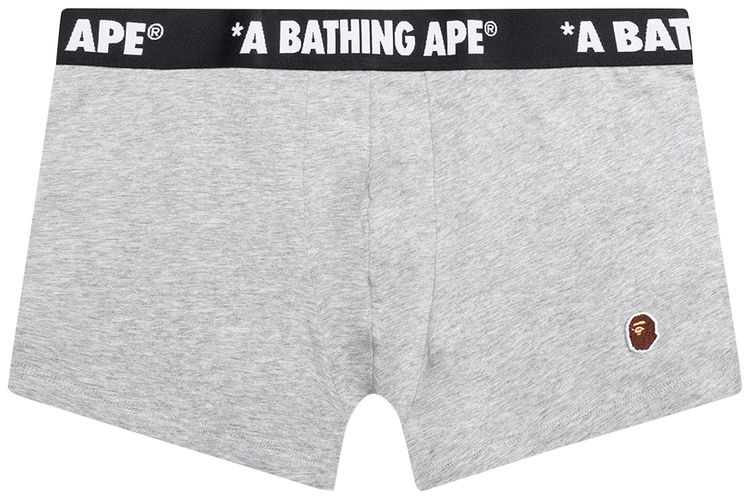 BAPE One Point Trunks Grey