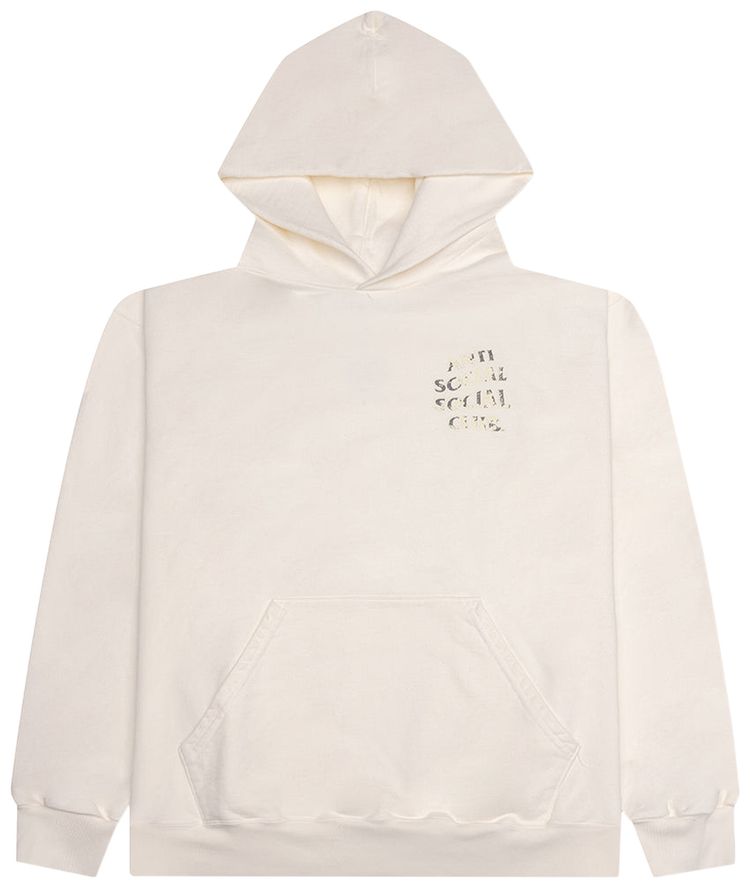 Anti Social Social Club Mind Game Weathered Hoodie Natural