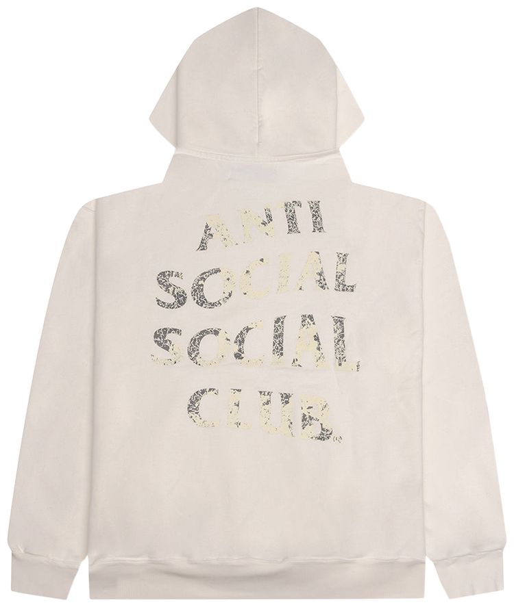 Anti Social Social Club Mind Game Weathered Hoodie Natural