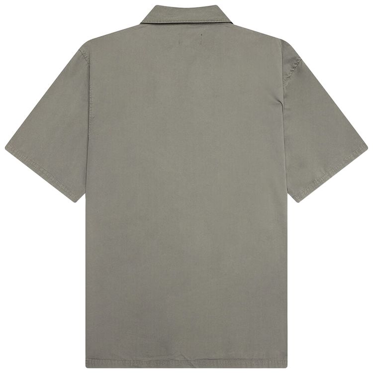 Represent Clo Script Camp Collar Shirt Washed Khaki