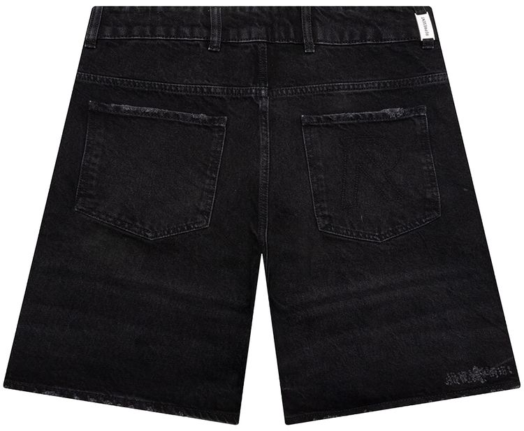 Represent Clo Tailored Denim Shorts Black