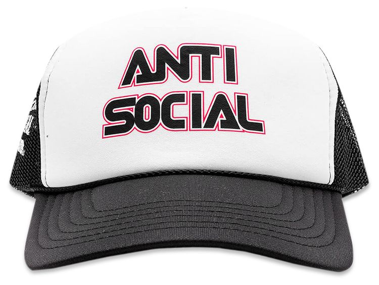 Anti Social Social Club Racing Trucker Hat Black
