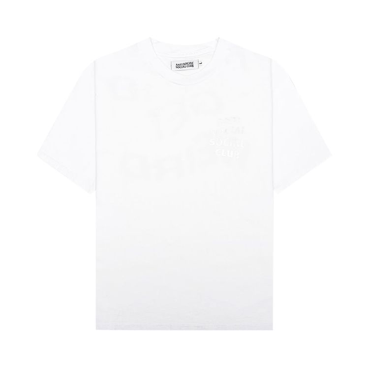 Anti Social Social Club Get Weird Hologram Tee White