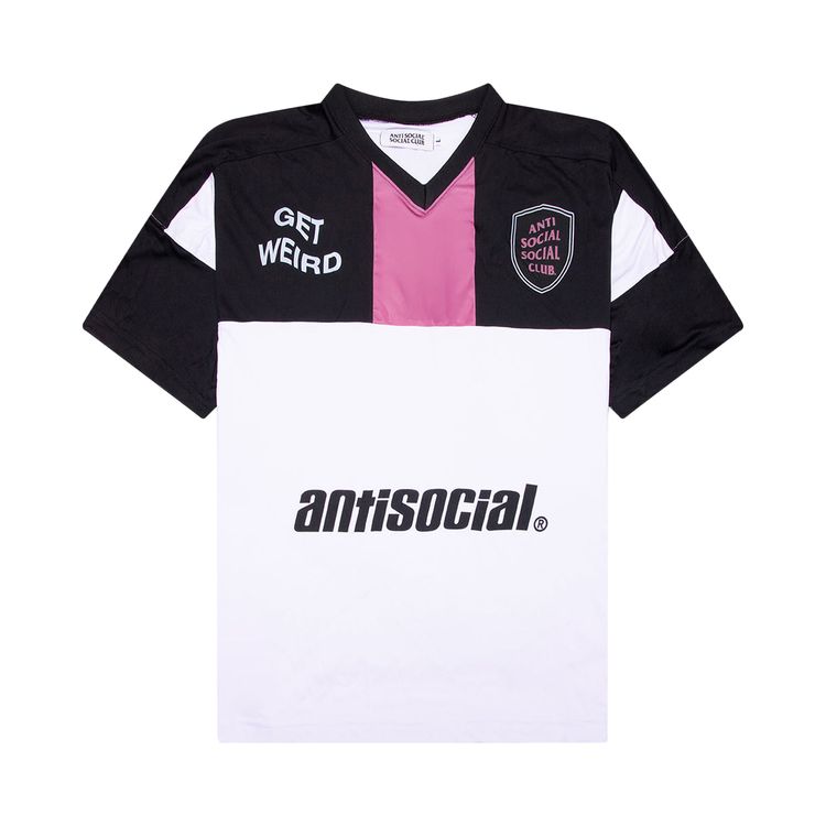 Anti Social Social Club Get Weird Soccer Jersey White