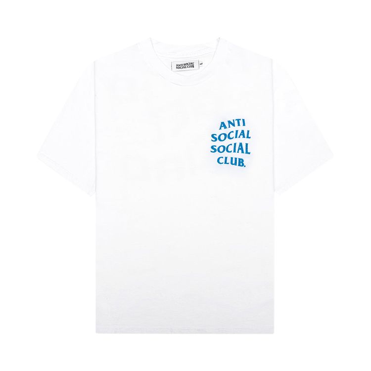 Anti Social Social Club Mind Games Glitter Tee White