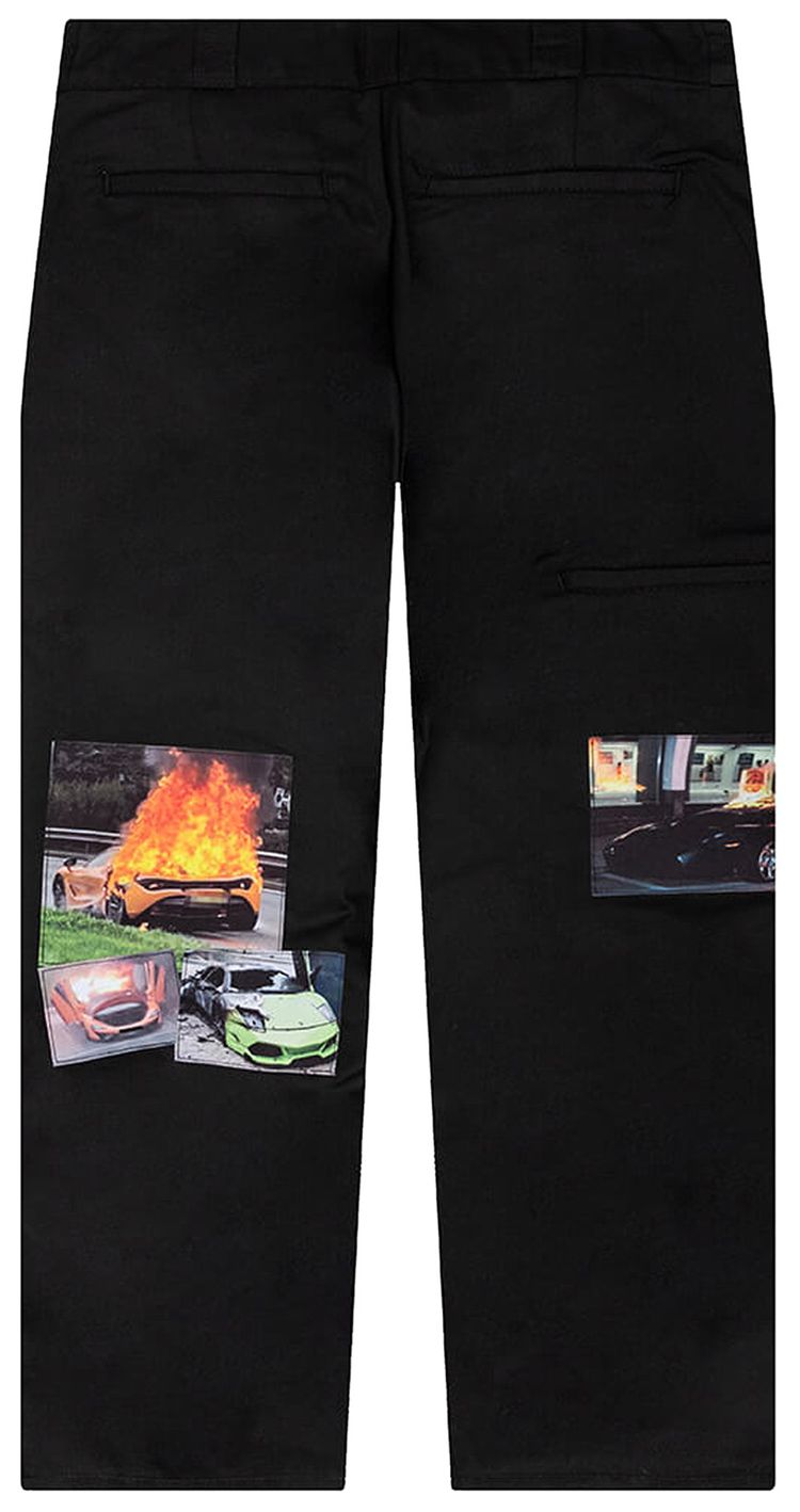 Anti Social Social Club Burnout Work Pant Black