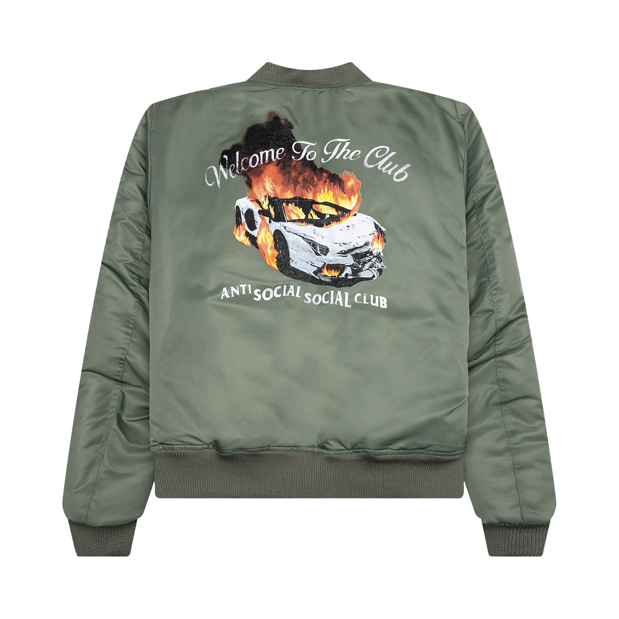 Buy Anti Social Social Club Welcome To The Club MA1 Jacket