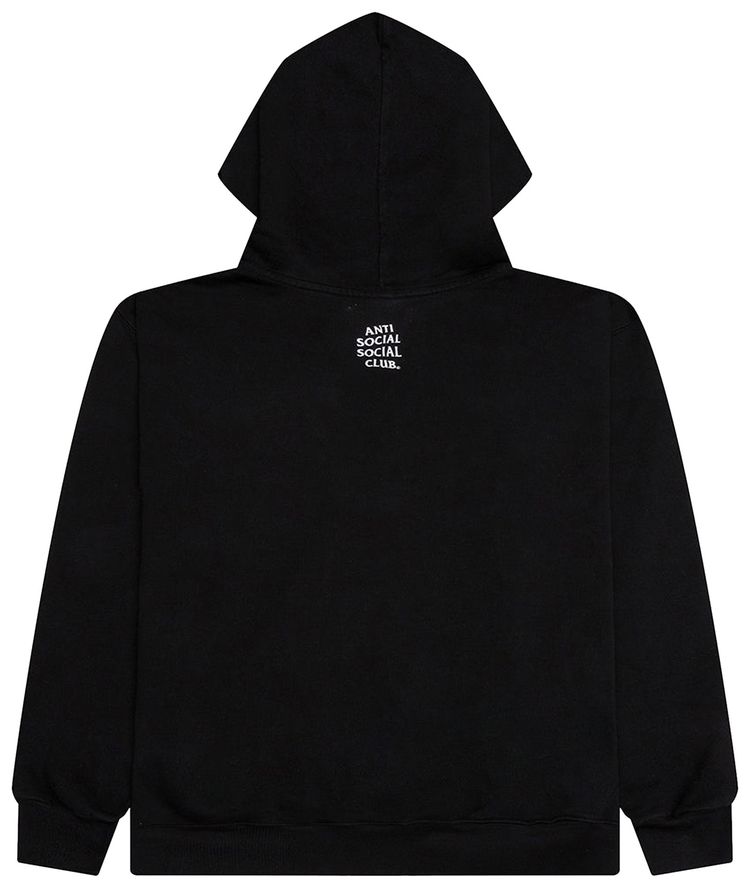 Anti Social Social Club Script Club Hoodie Black