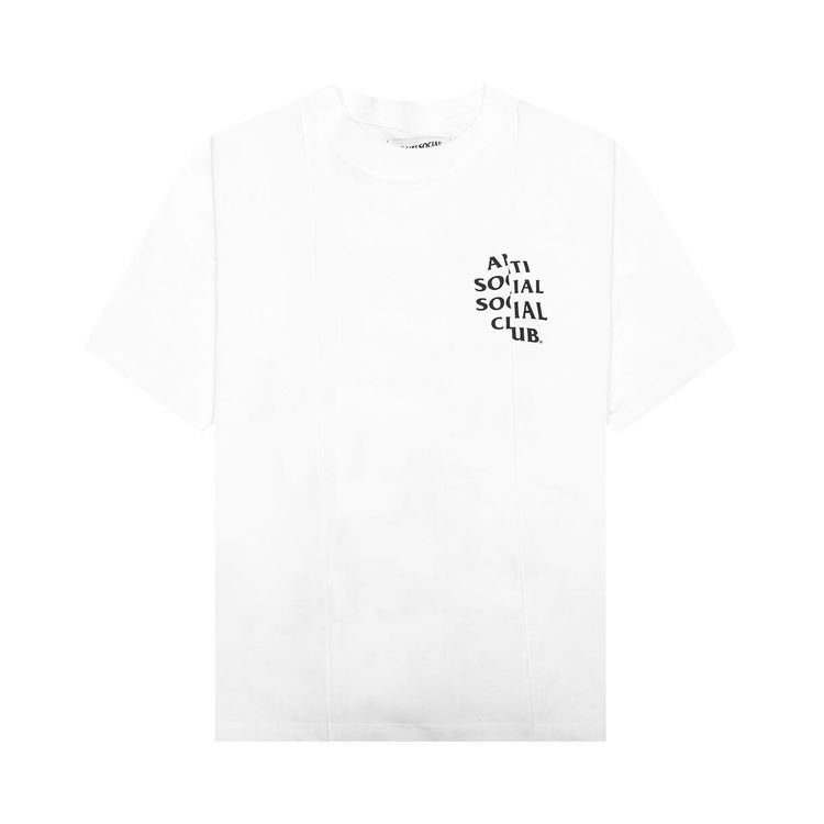 Anti Social Social Club Sliced Mind Games Tee White