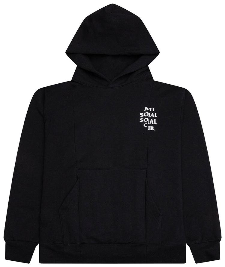 Anti Social Social Club Sliced Mind Games Hoodie Black