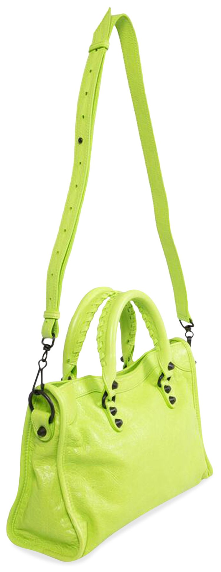 Balenciaga Small Le City Shoulder Bag Granny Green