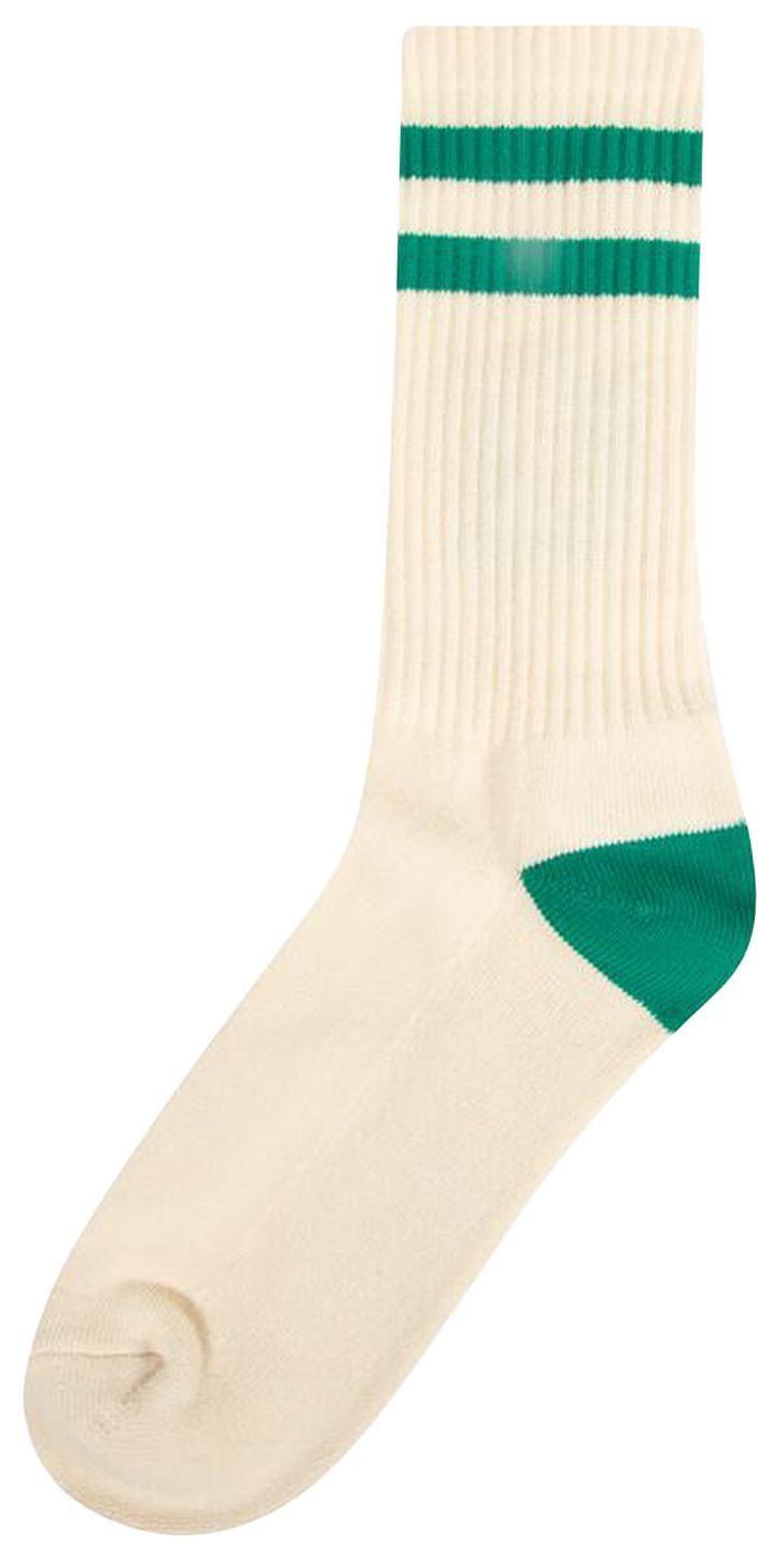 Amiri Stripe Socks Varsity Green