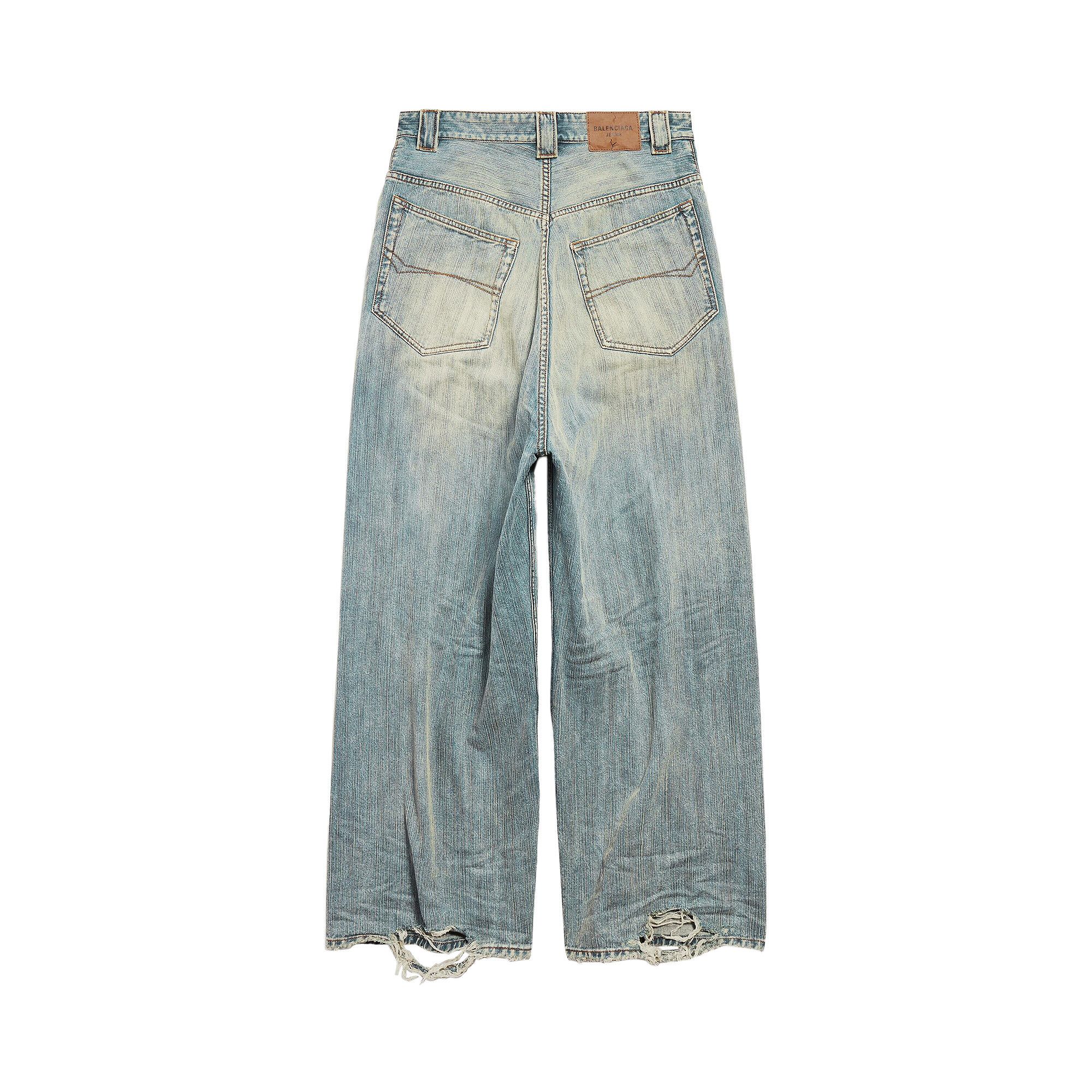 Buy Balenciaga Baggy Jeans 'Stained' - 831599 TNW65 5760 | GOAT