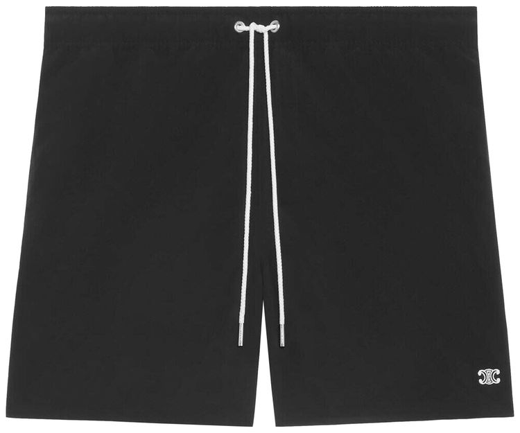 CELINE Triomphe Swim Shorts Black