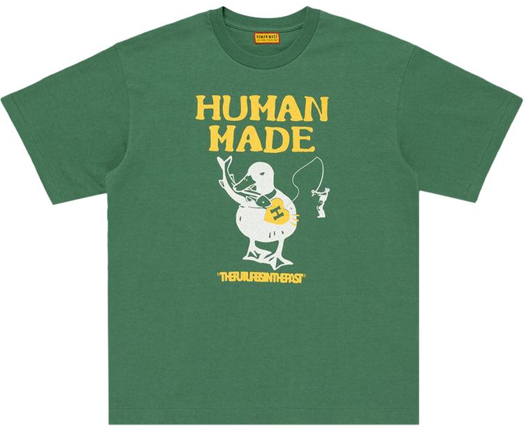 Human Made Graphic T Shirt Green