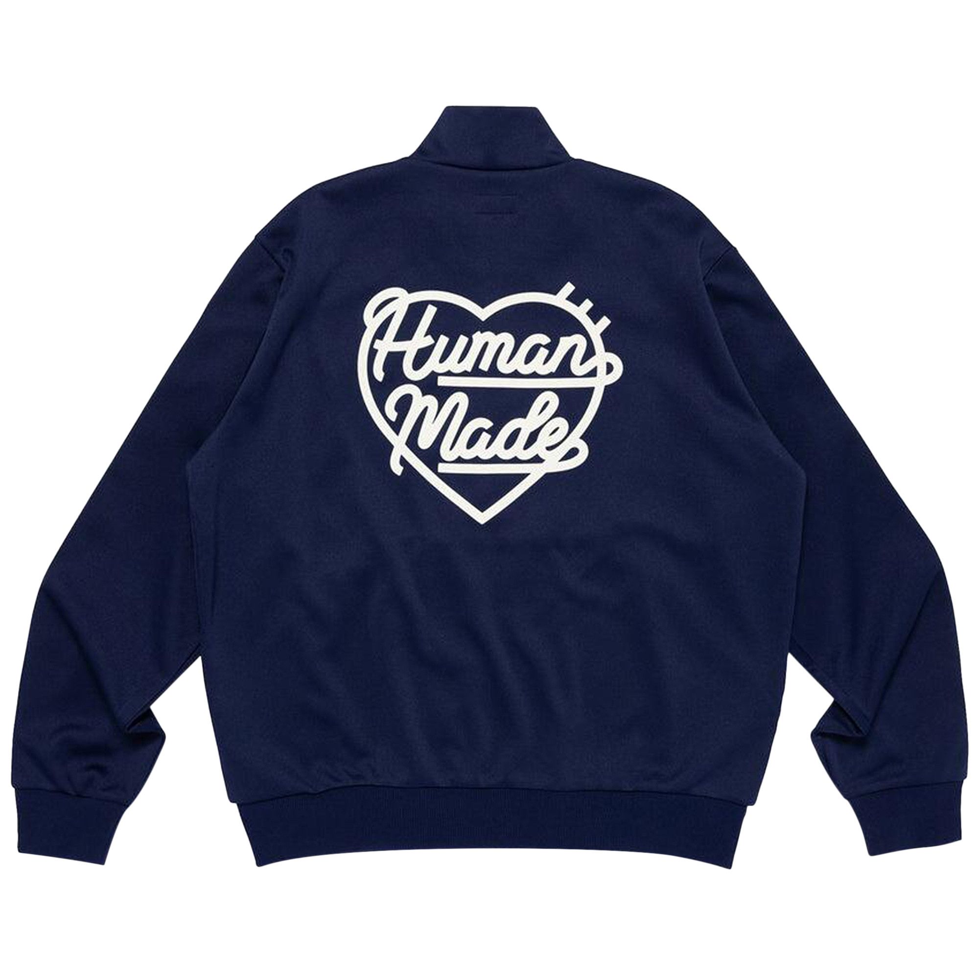 HUMAN MADE Track Jacket Navy XL size Jacquard Tape Logo 2025