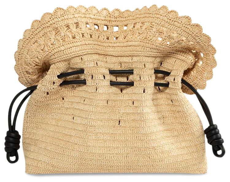 Loewe Medium Flamenco Clutch Natural