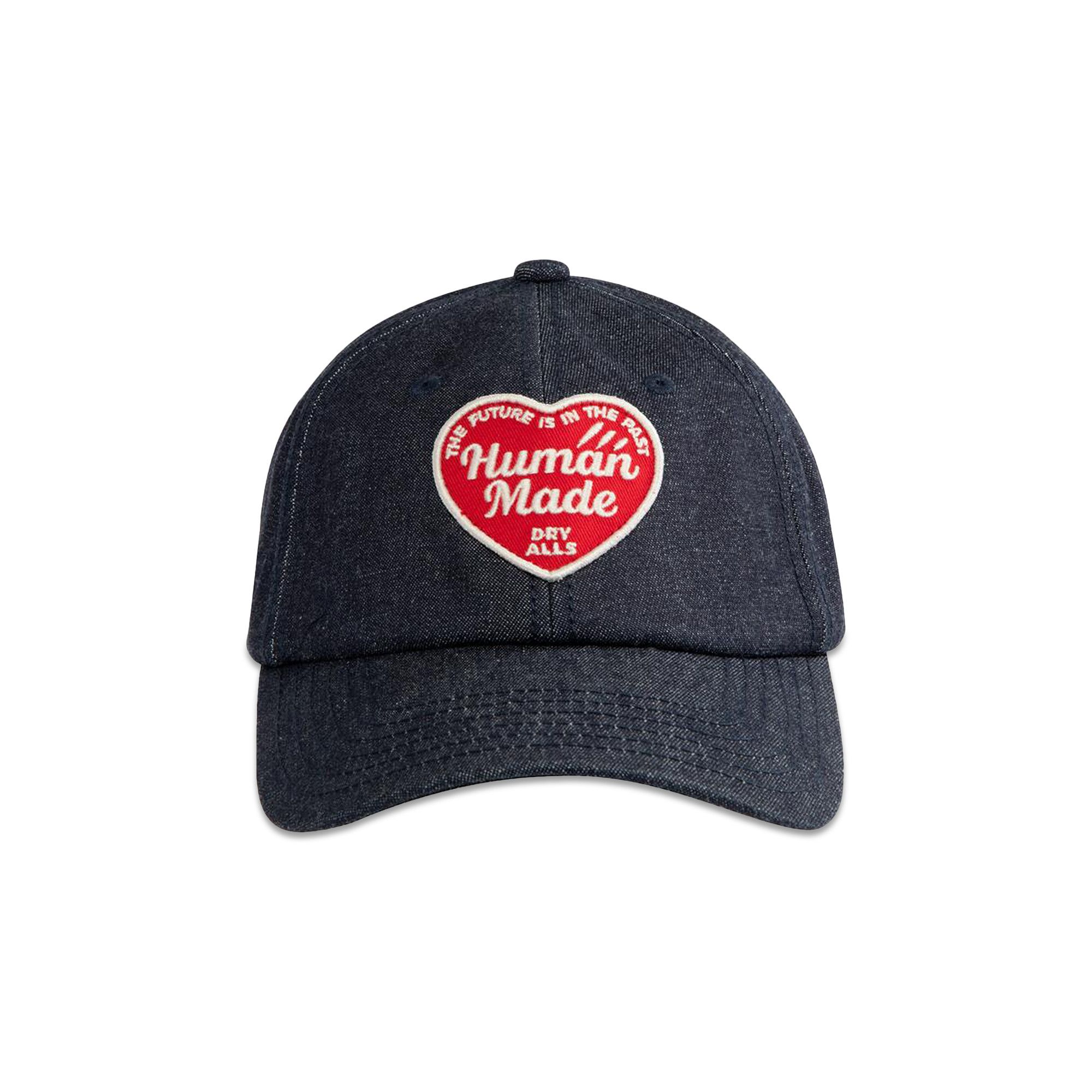 帽子 HUMAN MADE 6Panel Denim Cap \"Indigo Human Made Men's 6 Panel Denim Cap in Indigo Human Made