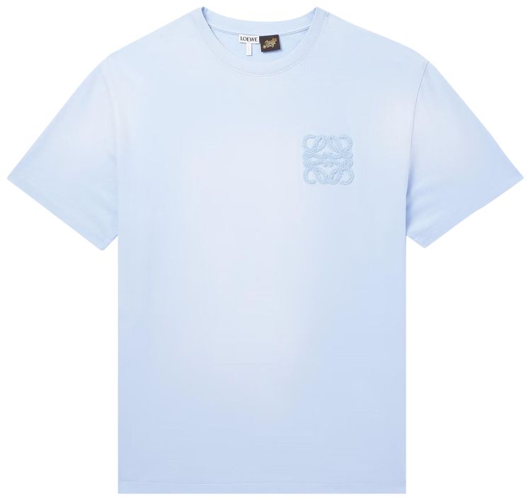 Loewe Relaxed Fit T Shirt Sky Blue
