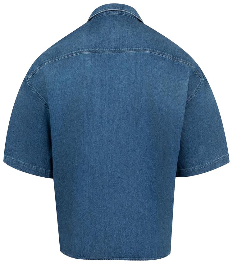 Loewe Short Sleeve Shirt Light Blue