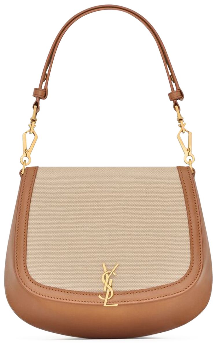 Saint Laurent Voltaire Top Handle Bag Desert DustBrick