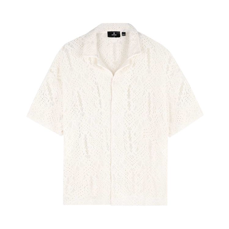 Represent Clo All Over Crochet Shirt Off White