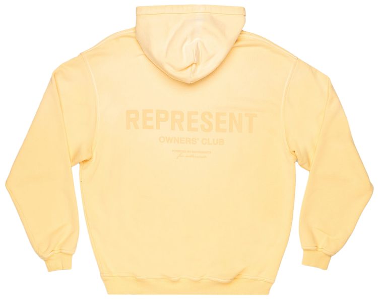 Represent Clo Owners Club Hoodie Pastel Yellow