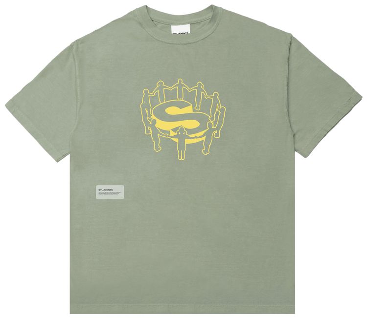 Students Cult T Shirt Kelp