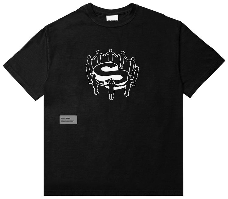 Students Cult T Shirt Black