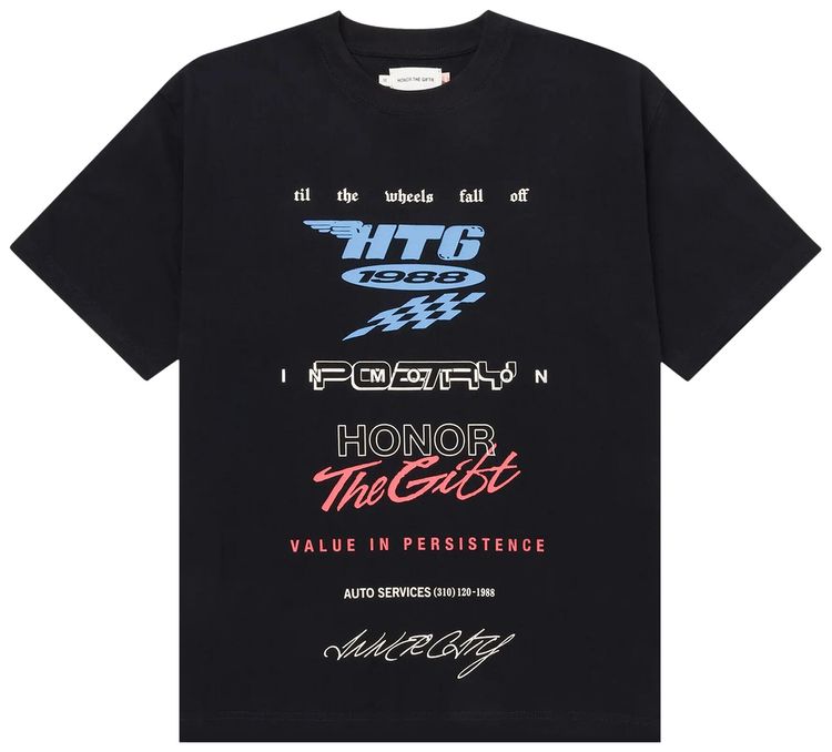 Honor The Gift Persistence Race Tee Black