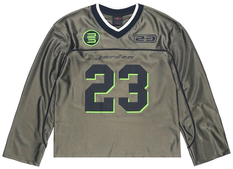 Air Jordan Long Sleeve Jersey Top Medium Olive