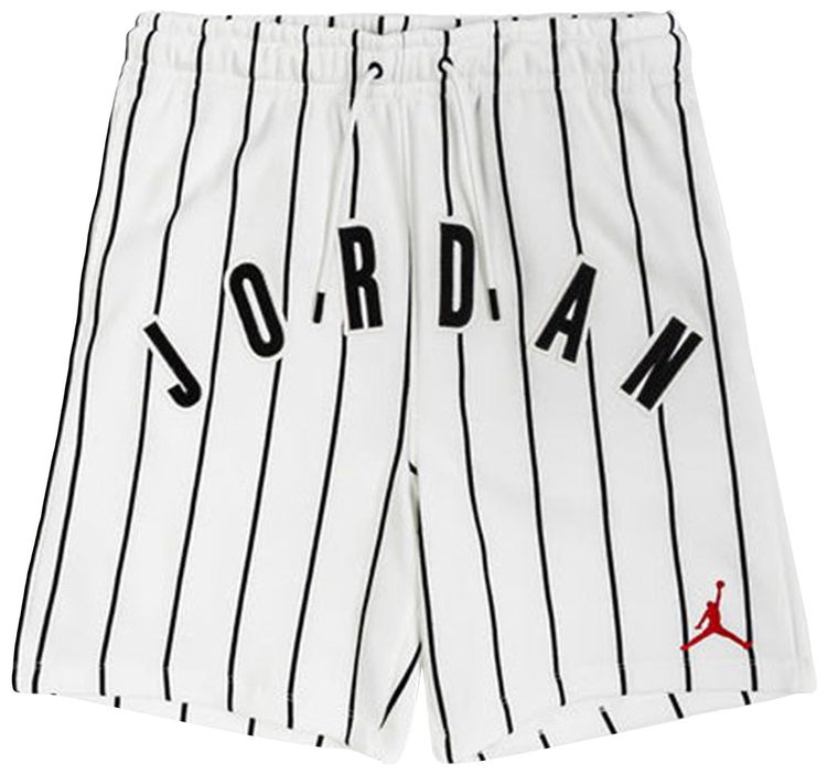 Air Jordan Brooklyn Fleece Striped Diamond Short Summit WhiteOff Black
