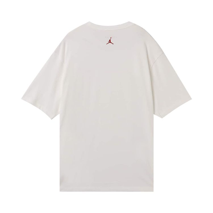Air Jordan Sneaker Patch T Shirt WhiteVarsity Red