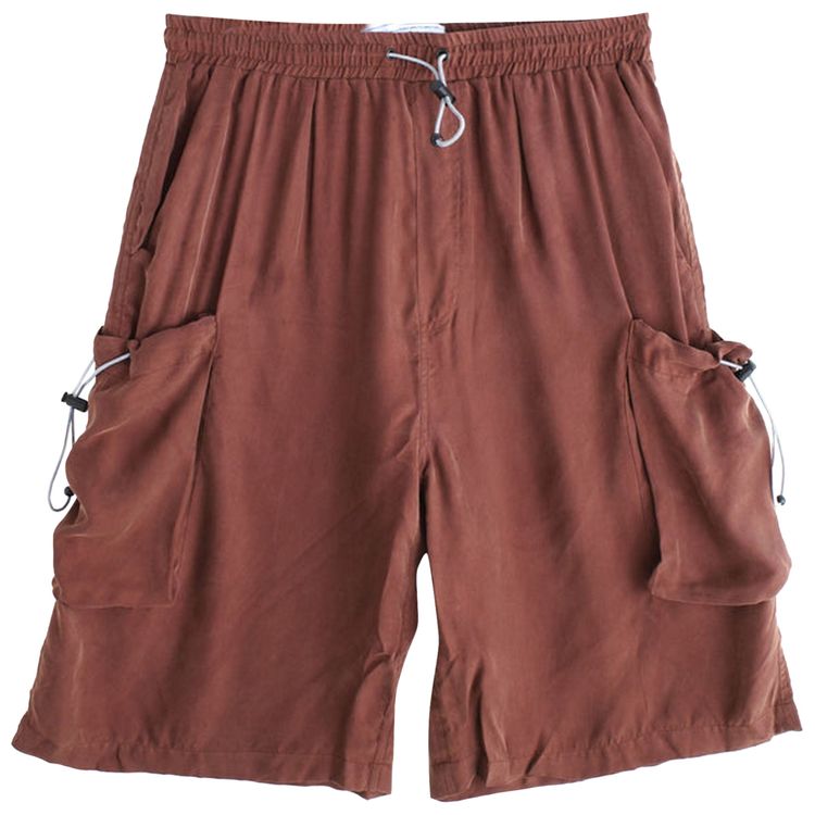 Jungles Oversize Pocket Shorts Brown