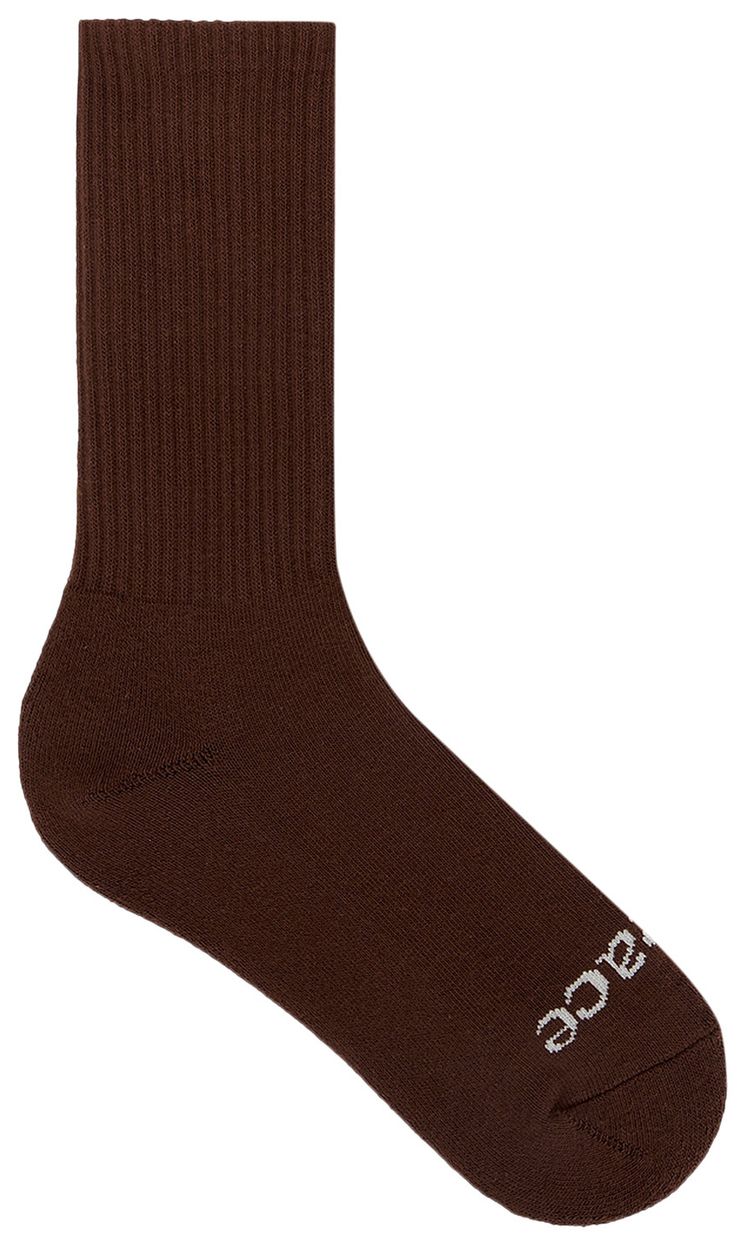 Museum of Peace  Quiet Icon Socks Brown