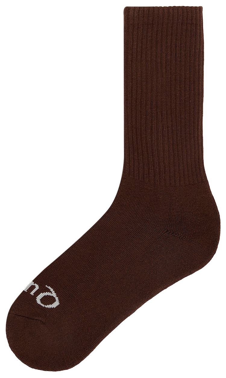 Museum of Peace  Quiet Icon Socks Brown