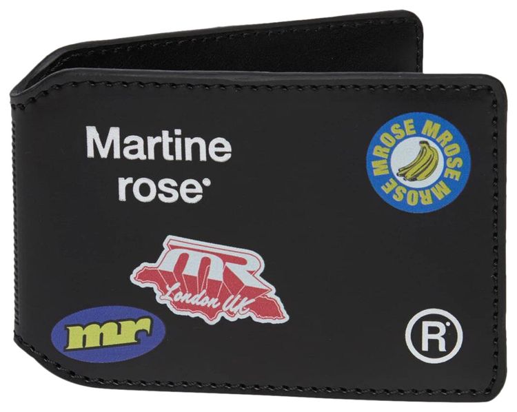 Martine Rose Oyster Card Wallet Black