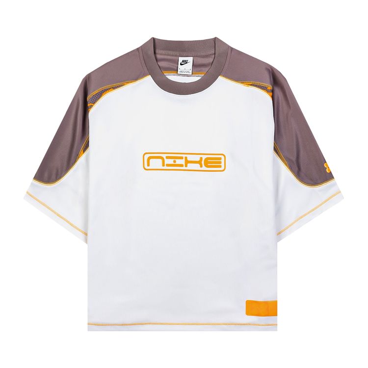 Nike Project FROG Short Sleeve Top WhiteTaupe GreySundialSundial