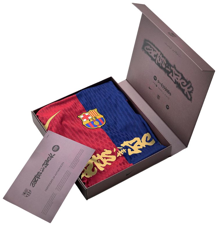 Nike FC Barcelona x Cactus Jack 202425 Match Home Jersey RedBlue