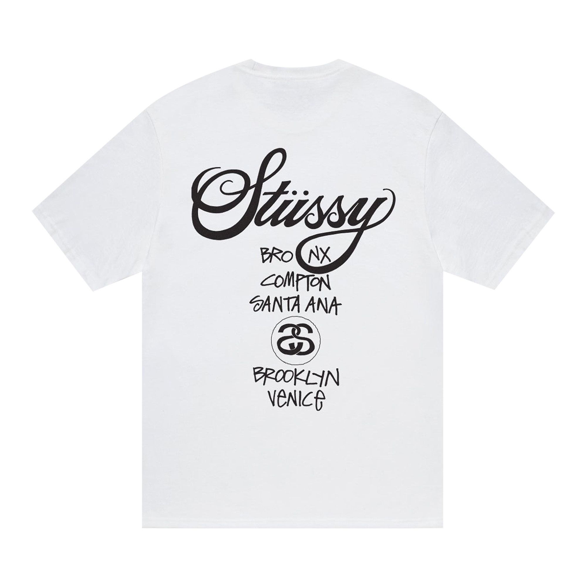 Buy Stussy World Tour Tee 'White' - 3903860 WHIT | GOAT