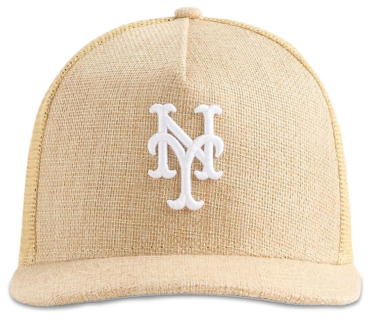 Kith x New Era For The New York Mets Raffia 9fifty Snapback Natural