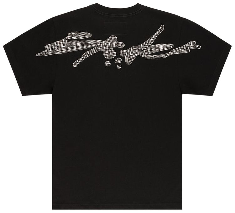 Sp5der TM Rhinestone Tee Black