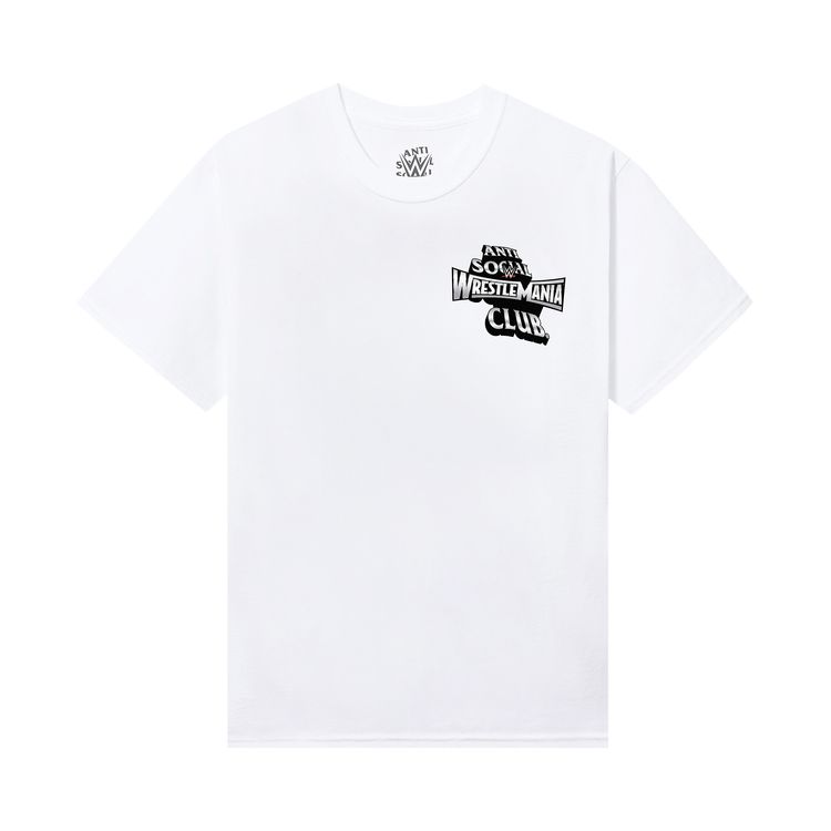 Anti Social Social Club x WWE Wrestlemania Tee White
