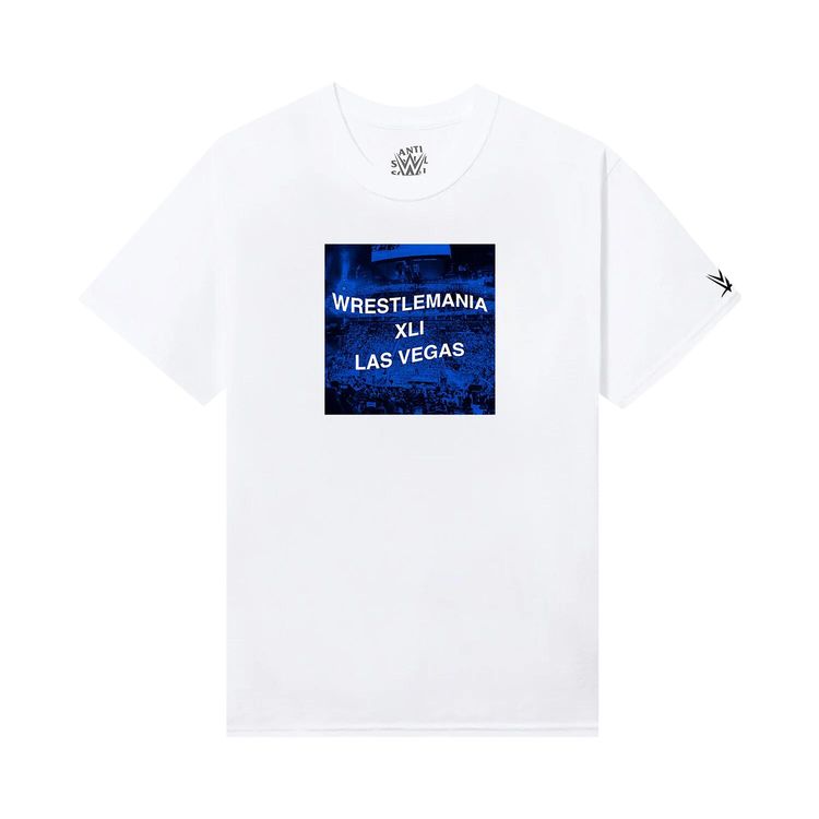 Anti Social Social Club x WWE Wrestlemania Las Vegas Tee White