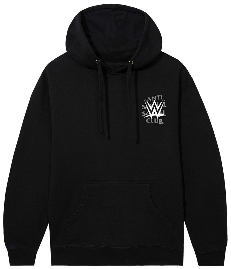 Anti Social Social Club x WWE Lockout Hoodie Black