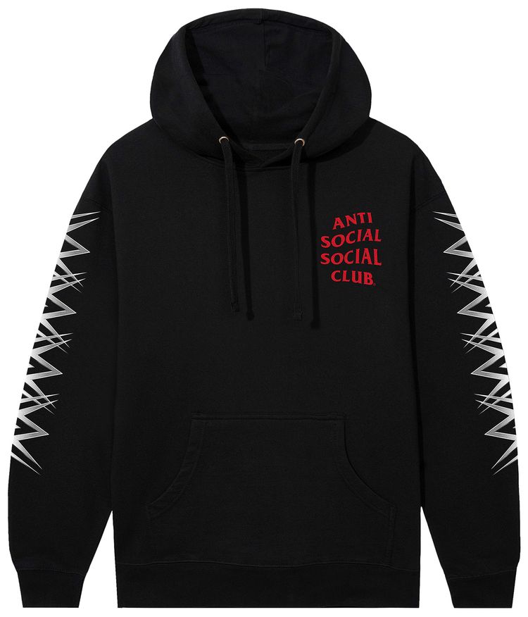 Anti Social Social Club x WWE Entertainment Hoodie Black